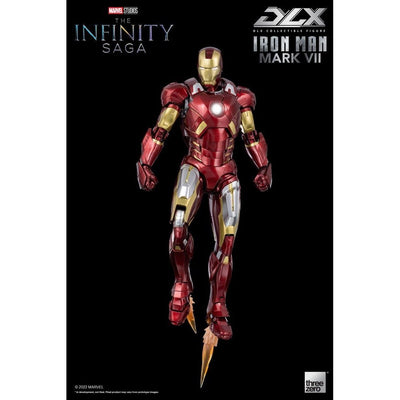 Infinity Saga DLX Action Figure 1/12 Iron Man Mark 7 17cm - Action Figures - ThreeZero - Hobby Figures UK