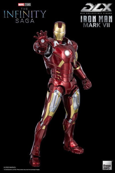 Infinity Saga DLX Action Figure 1/12 Iron Man Mark 7 17cm - Action Figures - ThreeZero - Hobby Figures UK