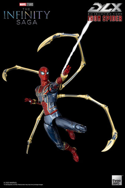Infinity Saga DLX Action Figure 1/12 Iron Spider 16cm - Action Figures - ThreeZero - Hobby Figures UK