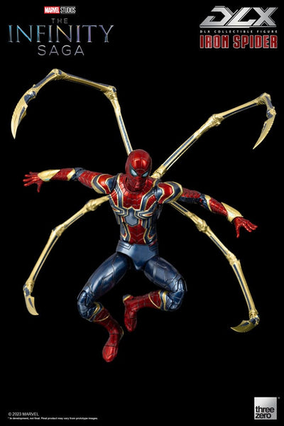 Infinity Saga DLX Action Figure 1/12 Iron Spider 16cm - Action Figures - ThreeZero - Hobby Figures UK