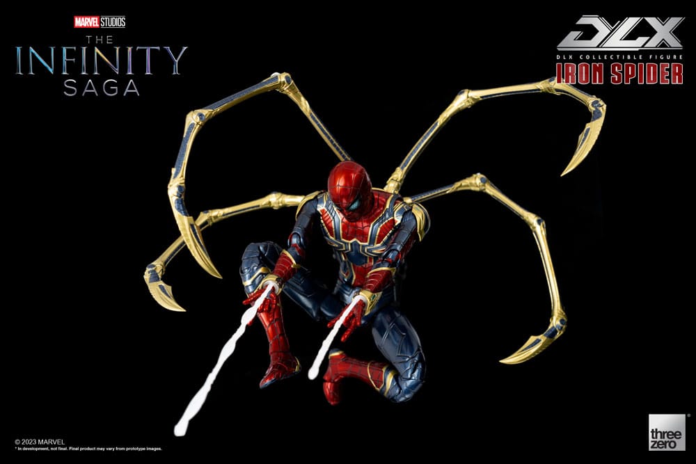 Infinity Saga DLX Action Figure 1/12 Iron Spider 16cm - Action Figures - ThreeZero - Hobby Figures UK