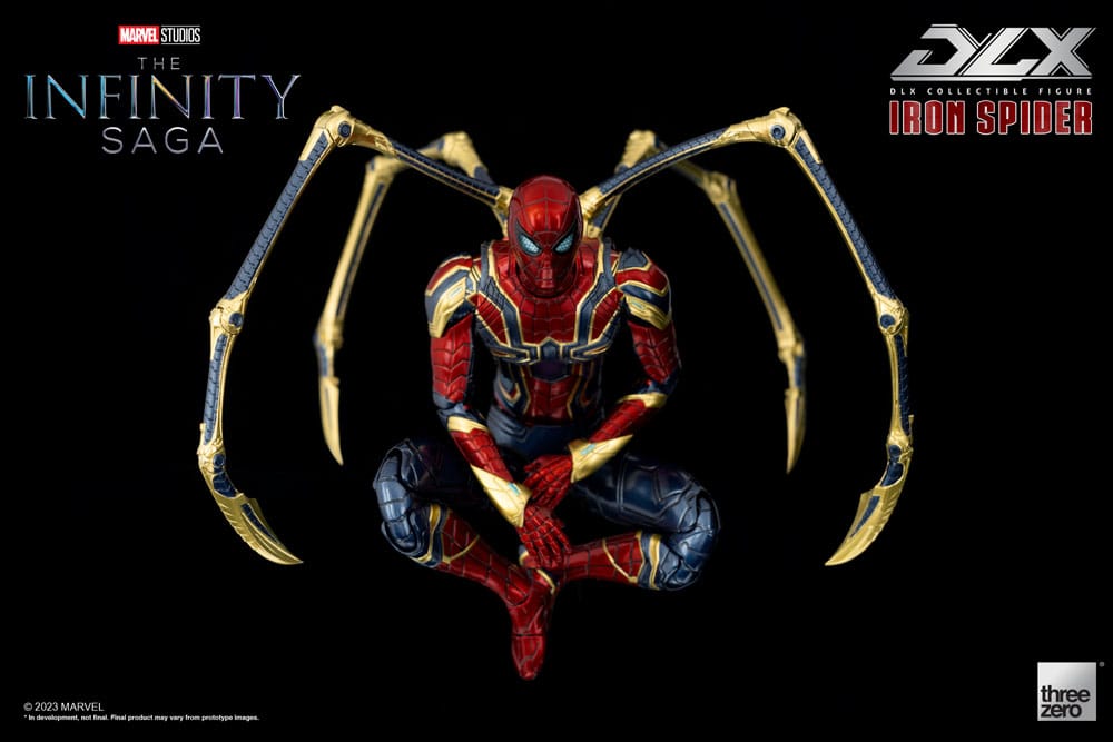 Infinity Saga DLX Action Figure 1/12 Iron Spider 16cm - Action Figures - ThreeZero - Hobby Figures UK