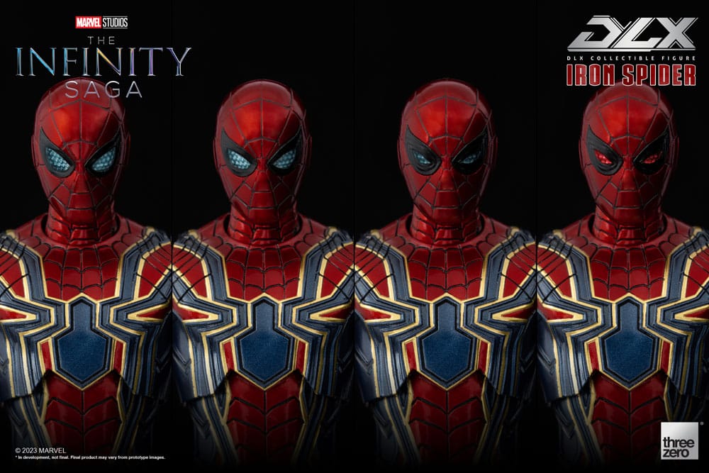 Infinity Saga DLX Action Figure 1/12 Iron Spider 16cm - Action Figures - ThreeZero - Hobby Figures UK