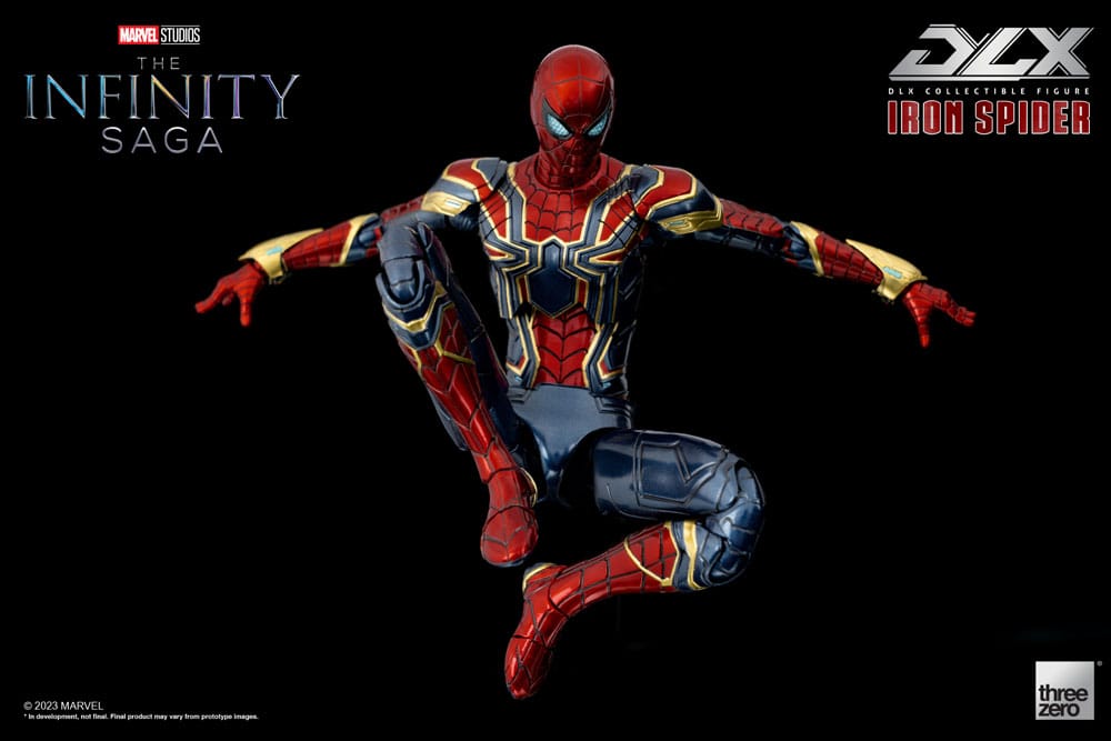 Infinity Saga DLX Action Figure 1/12 Iron Spider 16cm - Action Figures - ThreeZero - Hobby Figures UK
