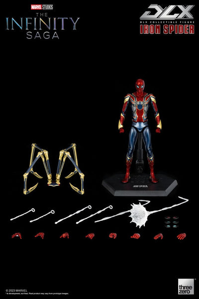 Infinity Saga DLX Action Figure 1/12 Iron Spider 16cm - Action Figures - ThreeZero - Hobby Figures UK