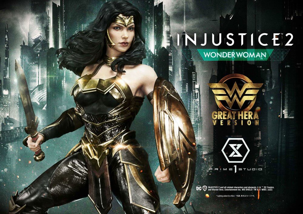 Injustice 2 Statue 1/4 Wonder Woman Great Hera Version 53cm - Scale Statue - Prime 1 Studio - Hobby Figures UK