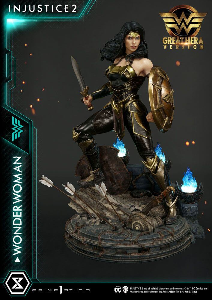 Injustice 2 Statue 1/4 Wonder Woman Great Hera Version 53cm - Scale Statue - Prime 1 Studio - Hobby Figures UK