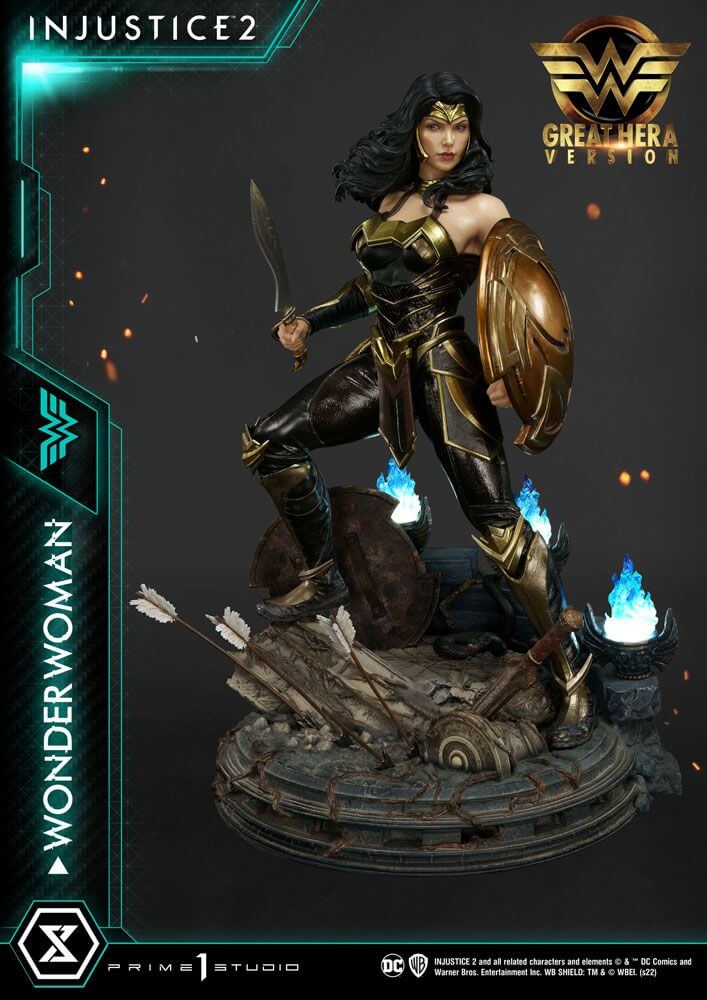 Injustice 2 Statue 1/4 Wonder Woman Great Hera Version 53cm - Scale Statue - Prime 1 Studio - Hobby Figures UK