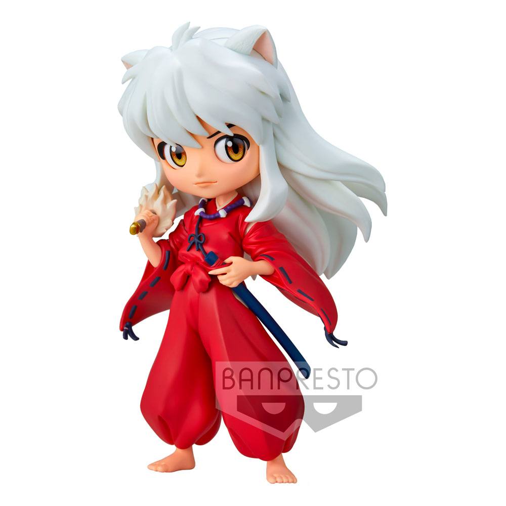 Inuyasha Q Posket Mini Figure InuYasha 14cm - Mini Figures - Banpresto - Hobby Figures UK