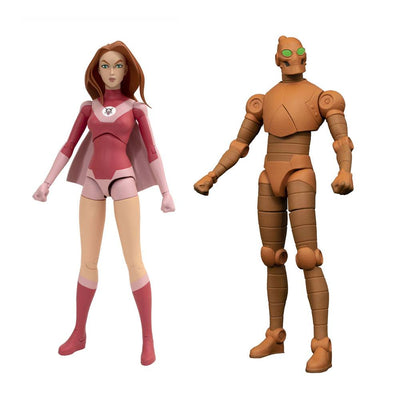 Invincible Deluxe Action Figures Atom Eve & Robot 18cm Series 2-Pack - Action Figures - Diamond Select - Hobby Figures UK