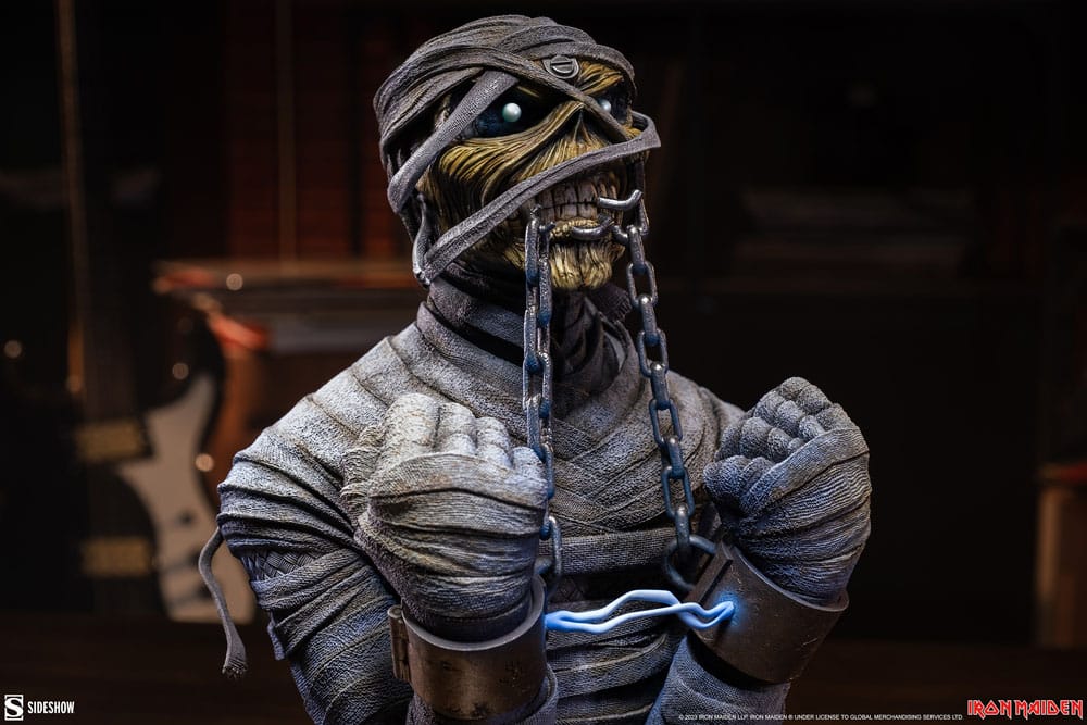 Iron Maiden Bust Powerslave Eddie 30cm - Scale Statue - Sideshow Collectibles - Hobby Figures UK