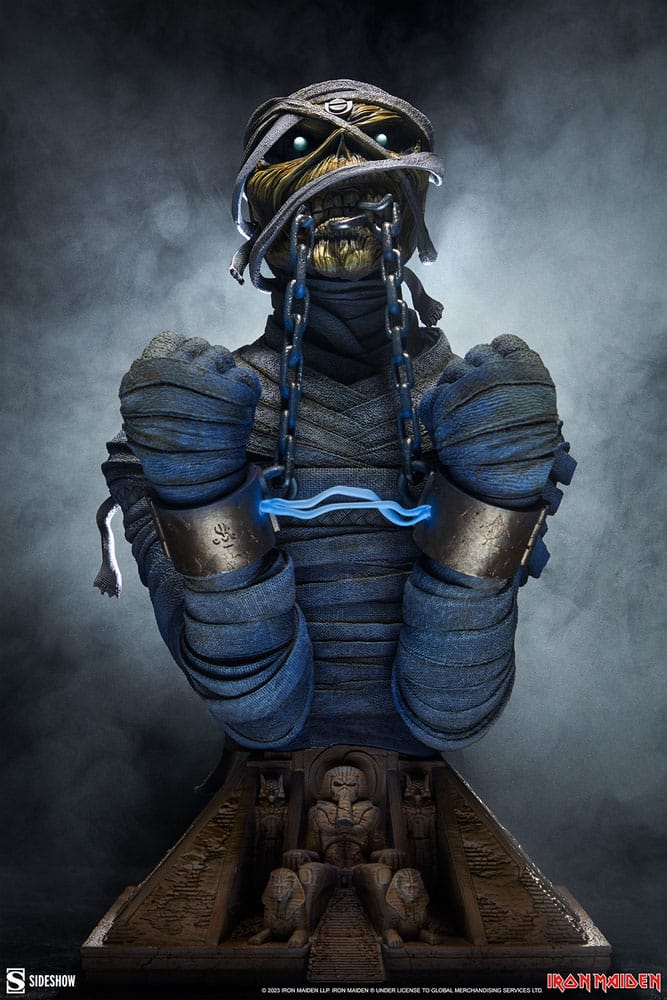 Iron Maiden Bust Powerslave Eddie 30cm - Scale Statue - Sideshow Collectibles - Hobby Figures UK