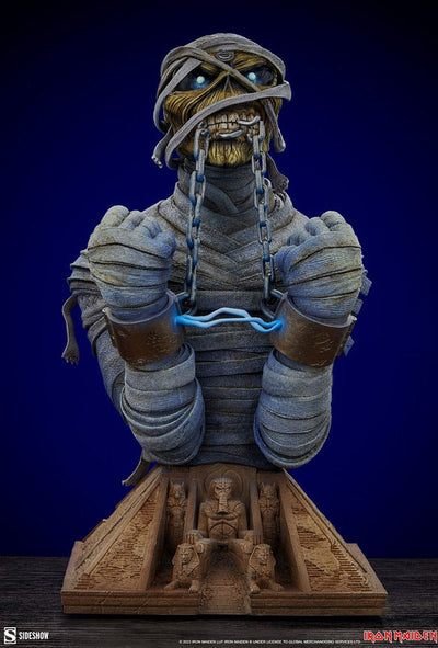 Iron Maiden Bust Powerslave Eddie 30cm - Scale Statue - Sideshow Collectibles - Hobby Figures UK