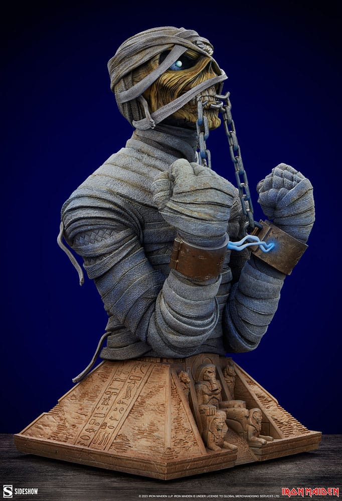 Iron Maiden Bust Powerslave Eddie 30cm - Scale Statue - Sideshow Collectibles - Hobby Figures UK