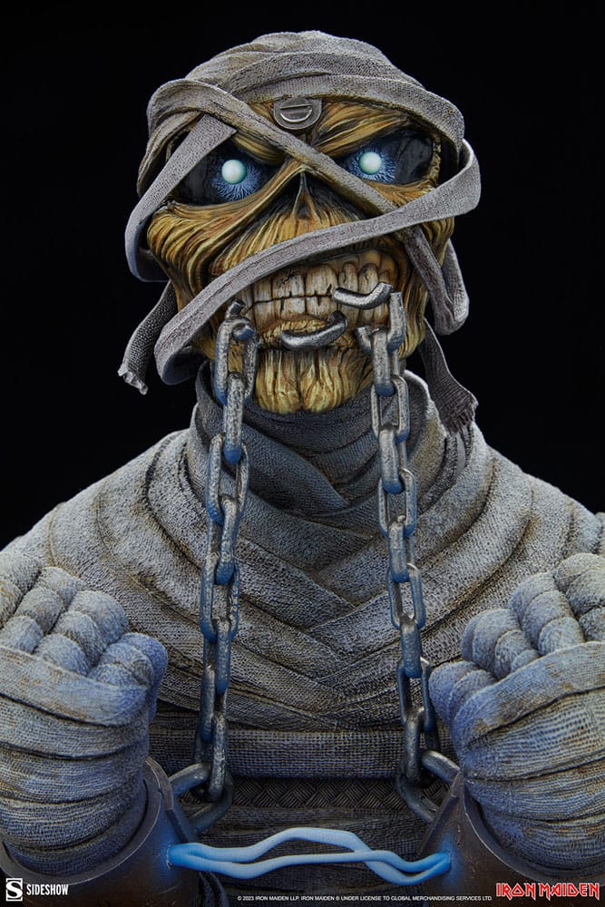 Iron Maiden Bust Powerslave Eddie 30cm - Scale Statue - Sideshow Collectibles - Hobby Figures UK