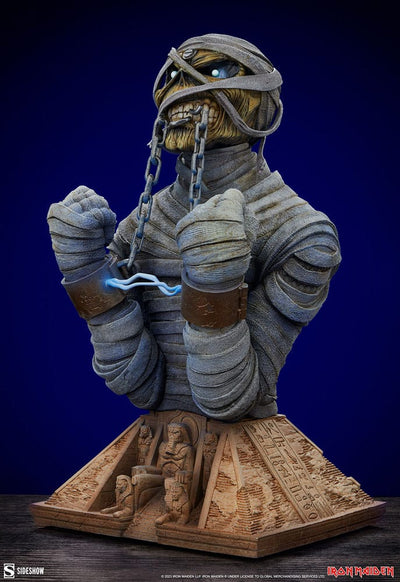 Iron Maiden Bust Powerslave Eddie 30cm - Scale Statue - Sideshow Collectibles - Hobby Figures UK