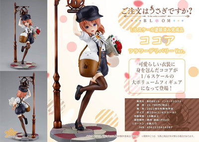 Is the Order a Rabbit BLOOM PVC Statue 1/6 Cocoa Flower Delivery Ver. 25cm - Scale Statue - Sol International - Hobby Figures UK