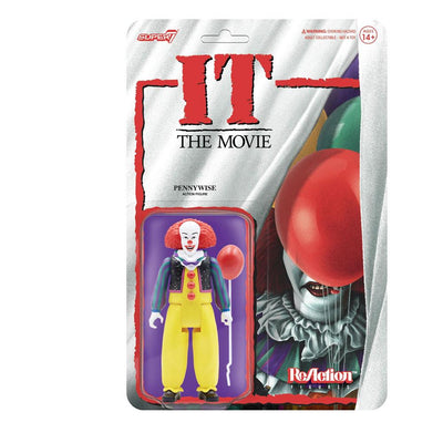 It ReAction Action Figure Pennywise (Clown) 10cm - Action Figures - Super7 - Hobby Figures UK