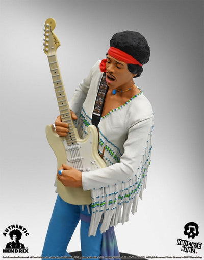 Jimi Hendrix Rock Iconz Statue Jimi Hendrix III 22cm - Scale Statue - Knucklebonz - Hobby Figures UK