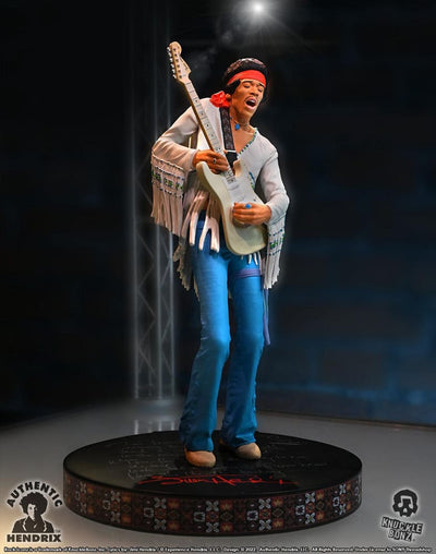 Jimi Hendrix Rock Iconz Statue Jimi Hendrix III 22cm - Scale Statue - Knucklebonz - Hobby Figures UK