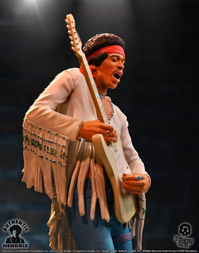 Jimi Hendrix Rock Iconz Statue Jimi Hendrix III 22cm - Scale Statue - Knucklebonz - Hobby Figures UK