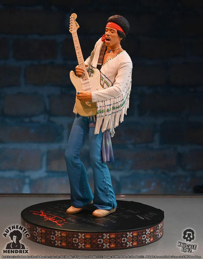 Jimi Hendrix Rock Iconz Statue Jimi Hendrix III 22cm - Scale Statue - Knucklebonz - Hobby Figures UK