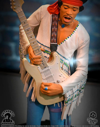 Jimi Hendrix Rock Iconz Statue Jimi Hendrix III 22cm - Scale Statue - Knucklebonz - Hobby Figures UK