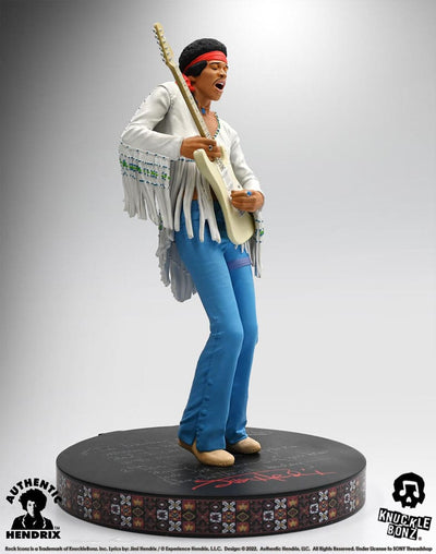 Jimi Hendrix Rock Iconz Statue Jimi Hendrix III 22cm - Scale Statue - Knucklebonz - Hobby Figures UK