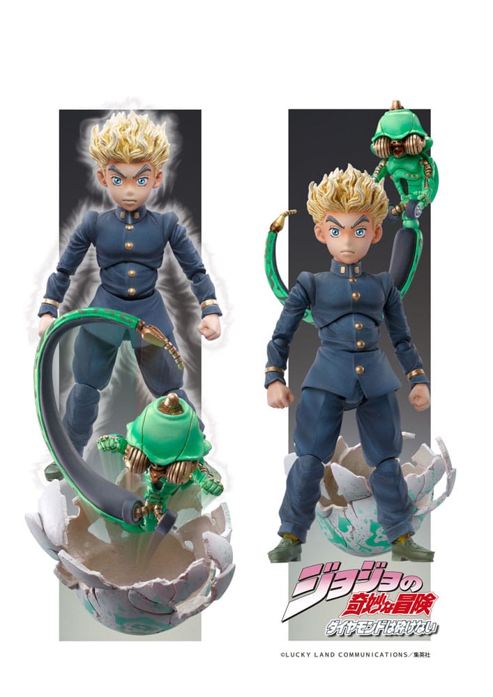 JoJo's Bizarre Adventure Part 4: Diamond Is Unbreakable Action Figure Statue Chozokado Koichi Hirose & Ec (Act 1) (re-run) 9cm - Action Figures - Medicos Entertainment - Hobby Figures UK