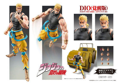 JoJo's Bizarre Adventure Dio Awakened Super Action Statue SAS Figure 16cm - Action Figures - Medicos Entertainment - Hobby Figures UK