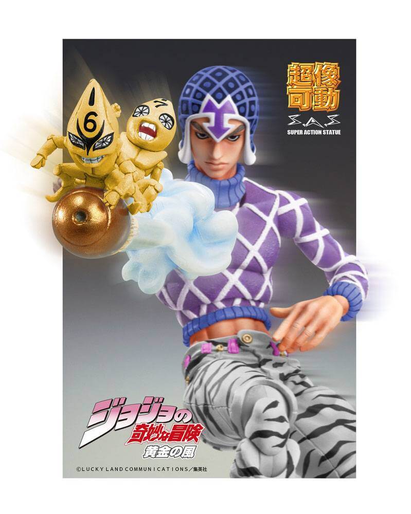 JoJo's Bizarre Adventure Guido Mista & SP Third Super Action Statue SAS Figure 15cm - Action Figures - Medicos Entertainment - Hobby Figures UK