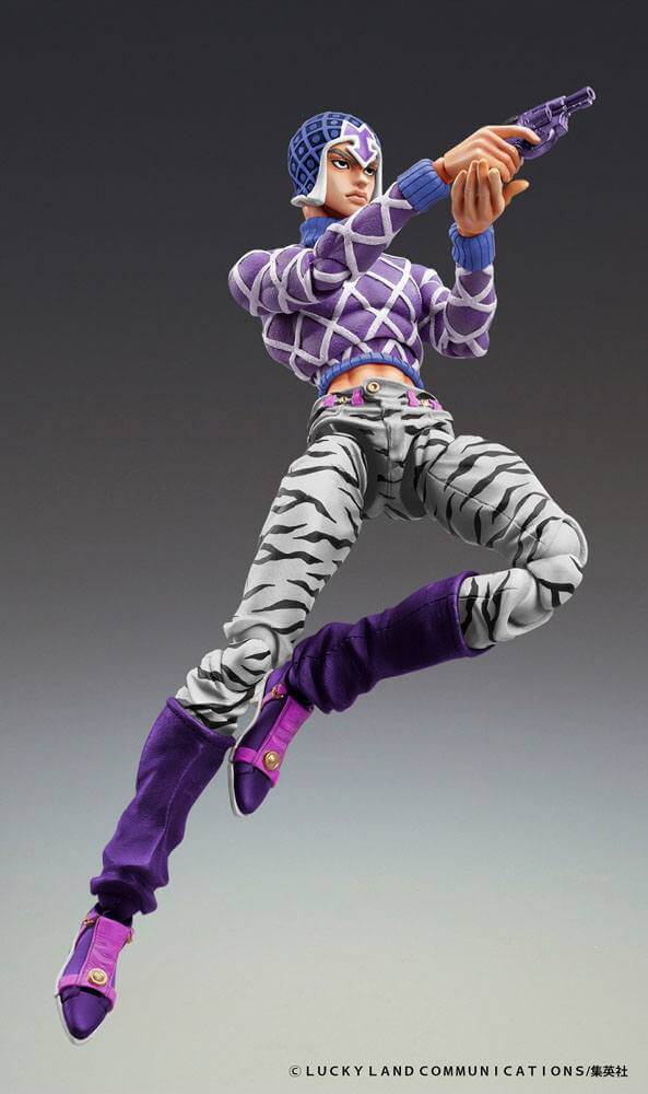 JoJo's Bizarre Adventure Guido Mista & SP Third Super Action Statue SAS Figure 15cm - Action Figures - Medicos Entertainment - Hobby Figures UK