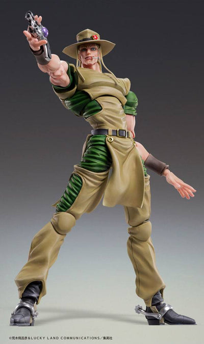 JoJo's Bizarre Adventure Hol Horse Super Action Statue SAS Figure 15cm - Action Figures - Medicos Entertainment - Hobby Figures UK