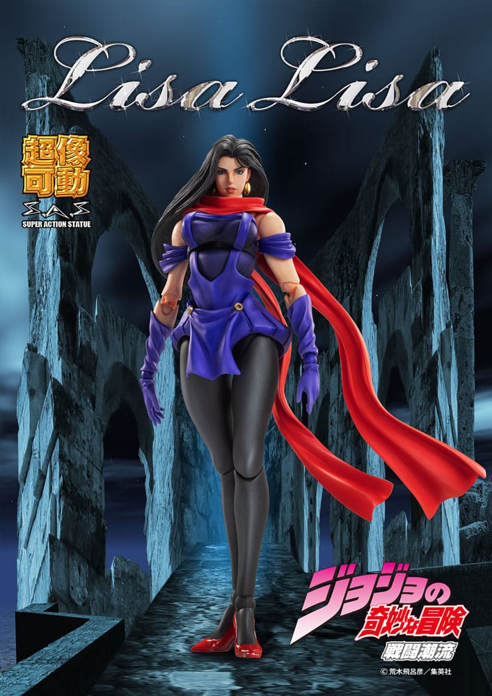JoJo's Bizarre Adventure Part 2 Battle Tendency Super Action Statue Figure Lisa Lisa 15cm - Action Figures - Medicos Entertainment - Hobby Figures UK