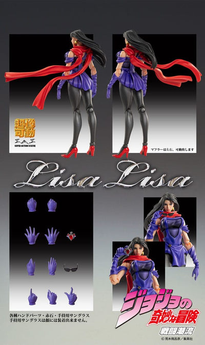JoJo's Bizarre Adventure Part 2 Battle Tendency Super Action Statue Figure Lisa Lisa 15cm - Action Figures - Medicos Entertainment - Hobby Figures UK