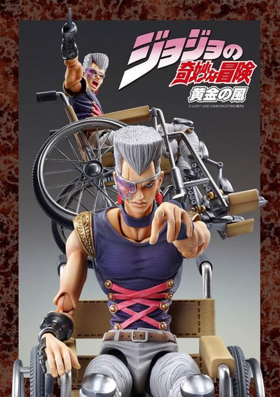 JoJo's Bizarre Adventure Part 5 Jean Pierre Polnareff Super Action Statue SAS Figure - Action Figures - Medicos Entertainment - Hobby Figures UK