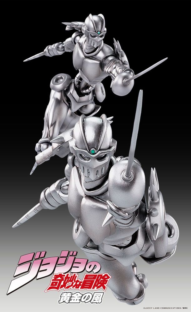 JoJo's Bizarre Adventure Part 5 Silver Chariot Super Action Statue SAS Figure - Action Figures - Medicos Entertainment - Hobby Figures UK