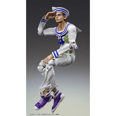 JoJo's Bizarre Adventure Part 8 JoJolion Super Action Statue Figure Josuke ‘Gappy’ Higashikata 15cm - Action Figures - Medicos Entertainment - Hobby Figures UK