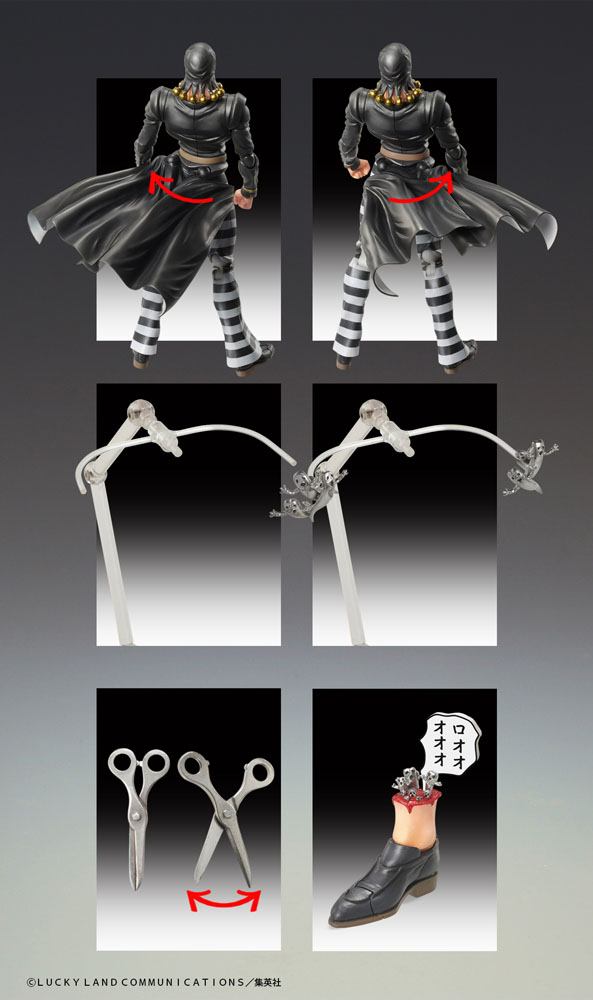 JoJo's Bizarre Adventure Risotto Nero Super Action Statue SAS Figure 16cm - Action Figures - Medicos Entertainment - Hobby Figures UK