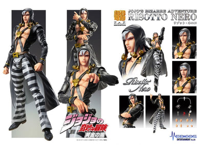 JoJo's Bizarre Adventure Risotto Nero Super Action Statue SAS Figure 16cm - Action Figures - Medicos Entertainment - Hobby Figures UK