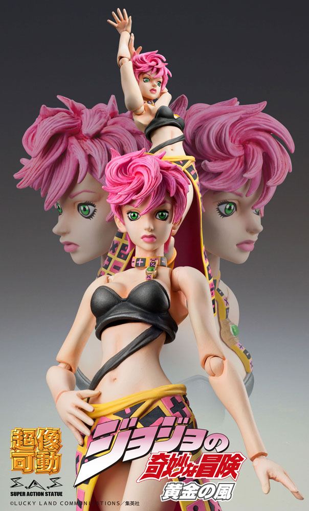 JoJo's Bizarre Adventure Trish Una Super Action Statue SAS Figure 15cm - Action Figures - Medicos Entertainment - Hobby Figures UK