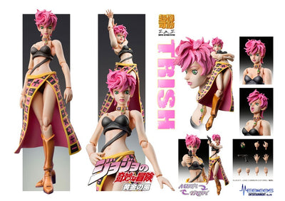JoJo's Bizarre Adventure Trish Una Super Action Statue SAS Figure 15cm - Action Figures - Medicos Entertainment - Hobby Figures UK