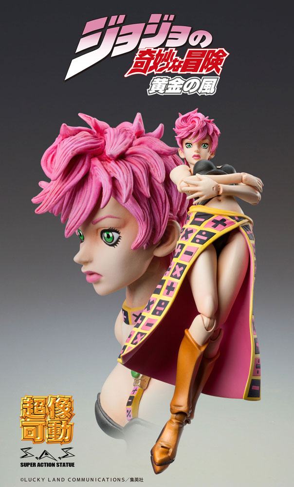 JoJo's Bizarre Adventure Trish Una Super Action Statue SAS Figure 15cm - Action Figures - Medicos Entertainment - Hobby Figures UK