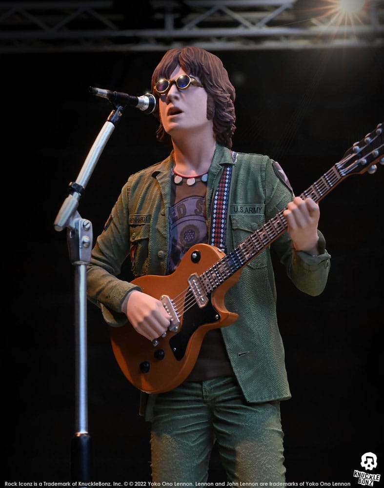 John Lennon Rock Iconz Statue 22cm - Scale Statue - Knucklebonz - Hobby Figures UK