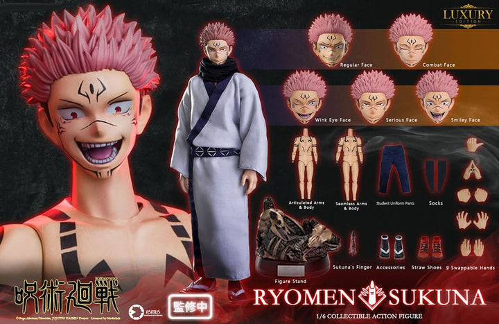 Jujutsu Kaisen RYOUMEN SUKUNA フィギュア 31cm Jujutsu Kaisen Action Figure 1/6 Ryomen Sukuna (Luxury Version