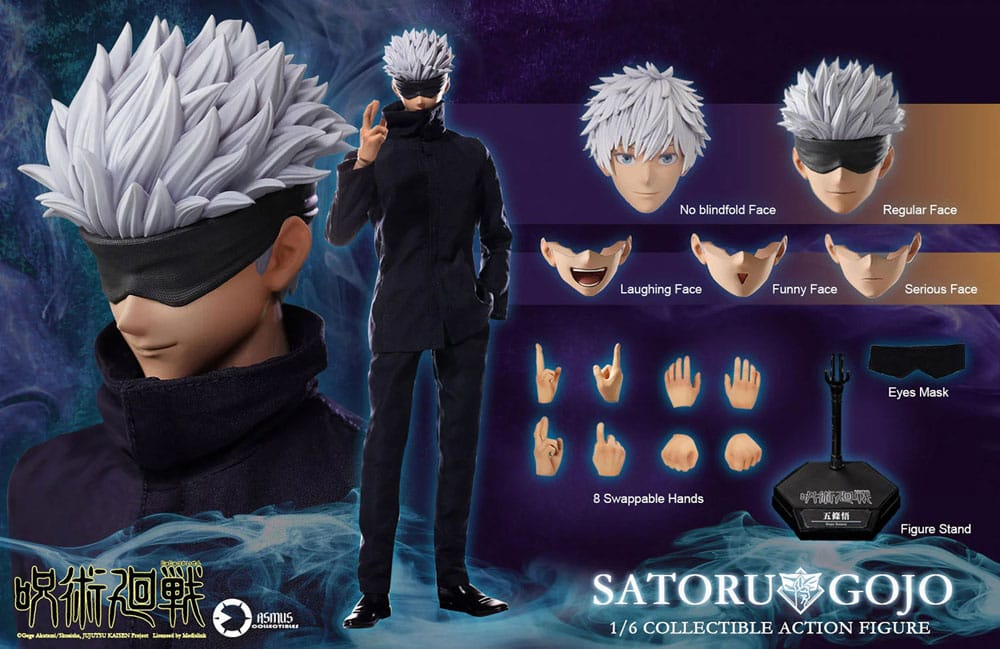 Gojo Toy Ripoff Jujutsu Kaisen Action Figure 1/6 Satoru Gojo 30cm - Hobby Figures