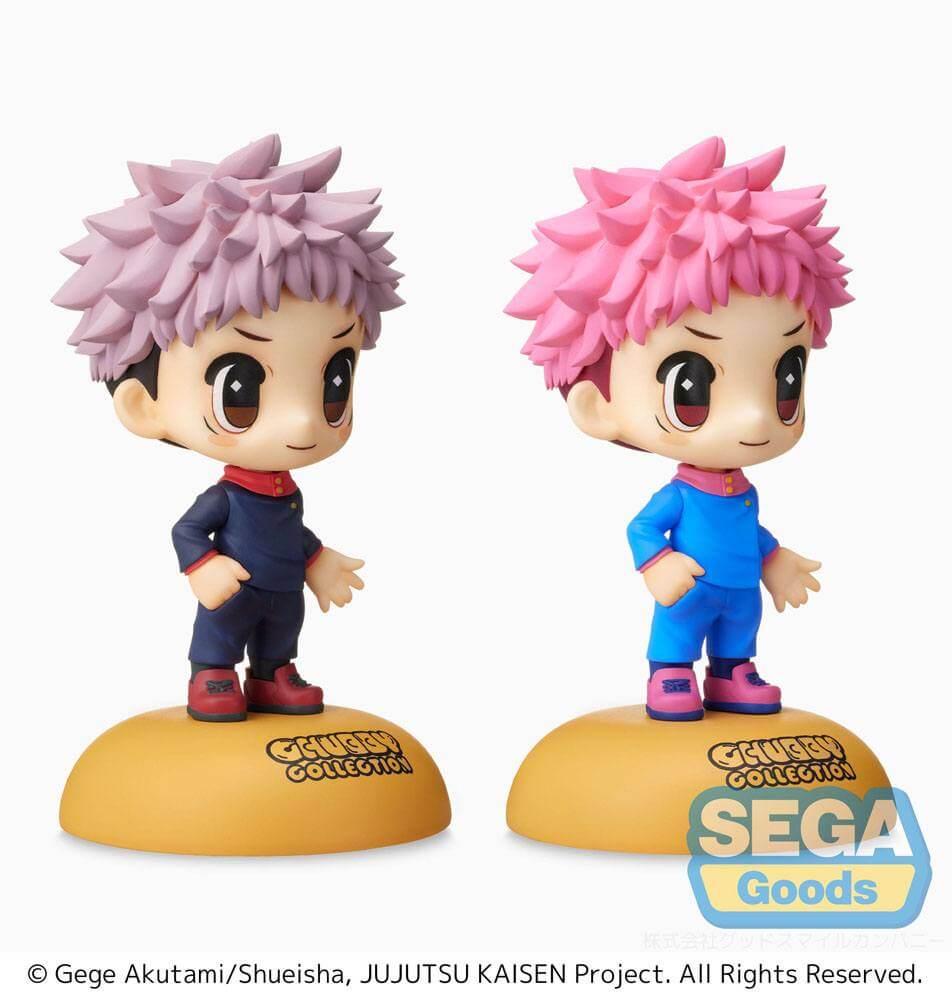 Jujutsu Kaisen Chubby Collection PVC Statue Yuji Itadori 11cm - Scale Statue - Sega - Hobby Figures UK