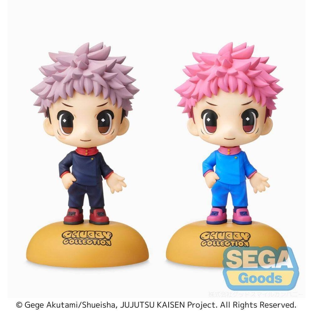 Jujutsu Kaisen Chubby Collection PVC Statue Yuji Itadori 11cm - Scale Statue - Sega - Hobby Figures UK