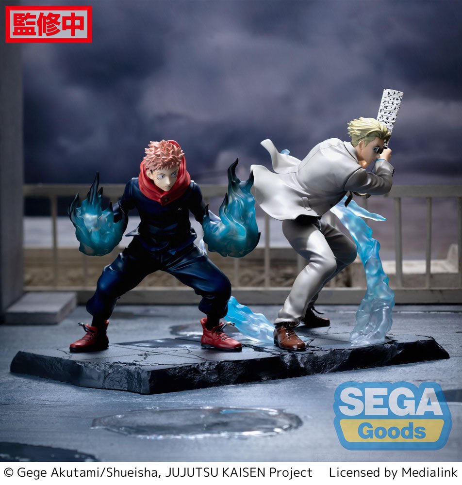 Jujutsu Kaisen Figurizm Luminasta PVC Statue Yuji Itadori Joint Struggle 16cm - Scale Statue - Sega - Hobby Figures UK