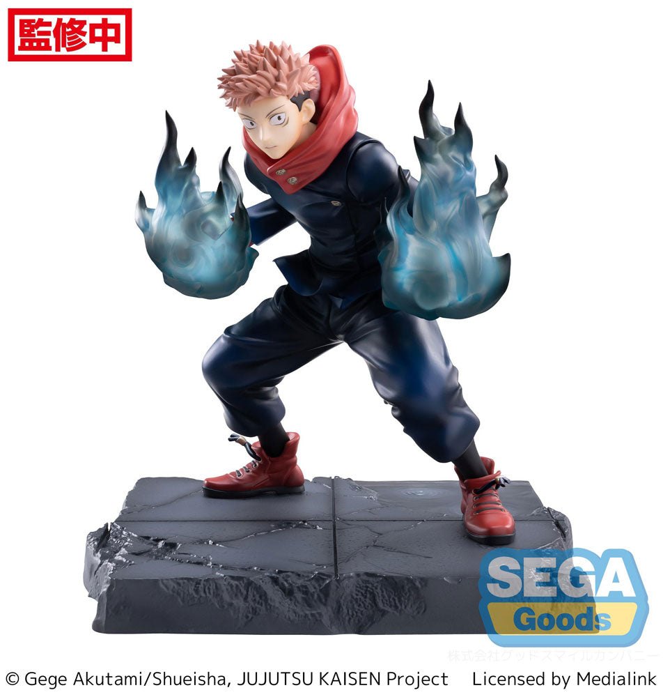 Jujutsu Kaisen Figurizm Luminasta PVC Statue Yuji Itadori Joint Struggle 16cm - Scale Statue - Sega - Hobby Figures UK
